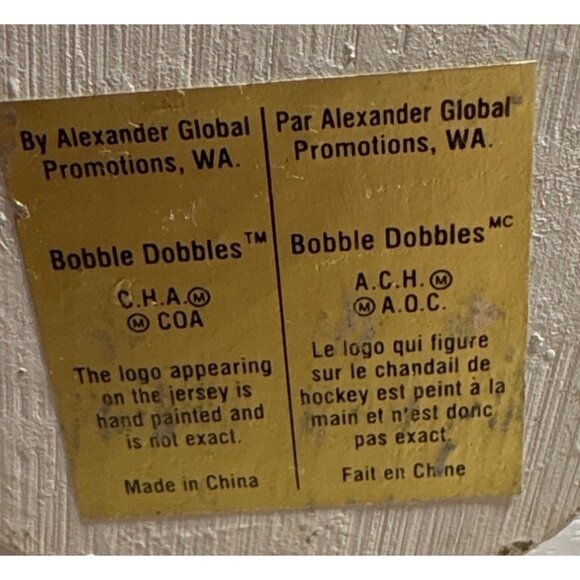 Bobble Dobbles Wayne Gretzky Team Canada 2002 Gold Medal Bobblehead Figure NHL - Picture 7 of 9